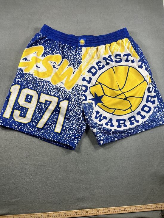 Mitchell & Ness Other - Mitchell & Ness Golden State Warrior Classic Jumbotron Shorts, Size 3X